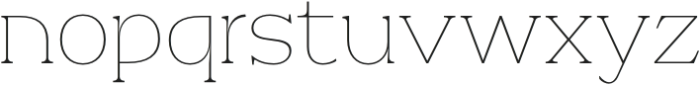 Patihan Serif Thin otf (100) Font LOWERCASE