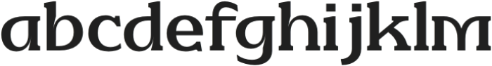 Patihan Slab Medium otf (500) Font LOWERCASE