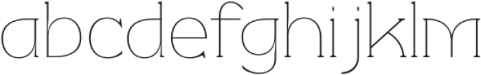 Patihan Slab Thin otf (100) Font LOWERCASE