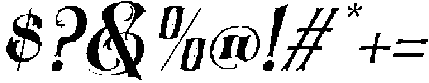 Patrajani Italic otf (400) Font OTHER CHARS