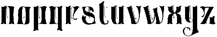 Patrajani Regular otf (400) Font LOWERCASE