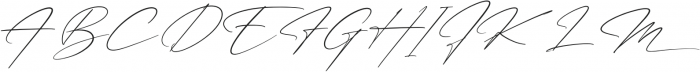 Patricia Signature Italic otf (400) Font UPPERCASE