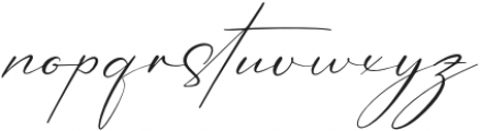 Patricia Signature otf (400) Font LOWERCASE