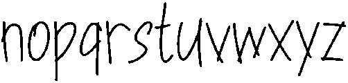 Patrick Regular otf (400) Font LOWERCASE
