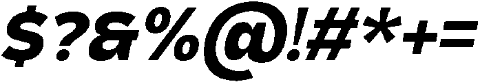 Patugo Italic otf (400) Font OTHER CHARS