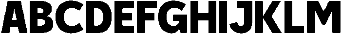 Patugo Regular otf (400) Font UPPERCASE