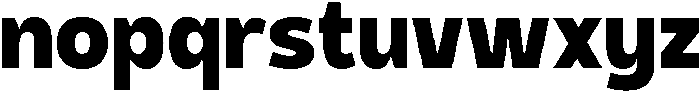 Patugo Regular otf (400) Font LOWERCASE