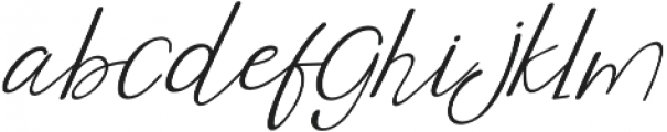 Pauline And Fairy Italic otf (400) Font LOWERCASE