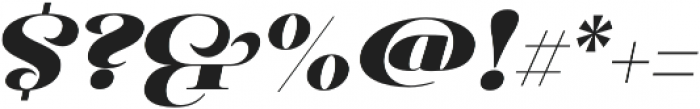 Pauline Didone Black Italic otf (900) Font OTHER CHARS