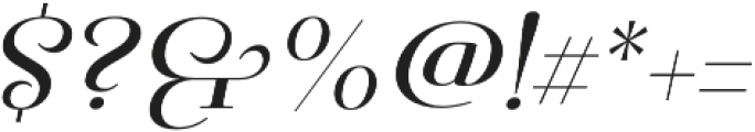 Pauline Didone Regular Italic otf (400) Font OTHER CHARS