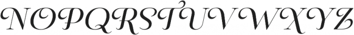 Pauline Didone Regular Italic otf (400) Font UPPERCASE