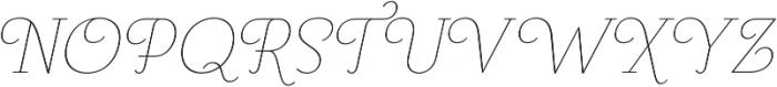 Pauline Didone Thin Italic otf (100) Font UPPERCASE