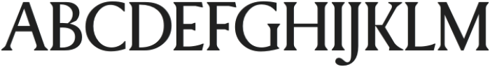 Pavilion Regular otf (400) Font UPPERCASE