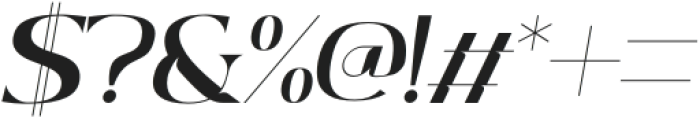 Pavoris Italic otf (400) Font OTHER CHARS