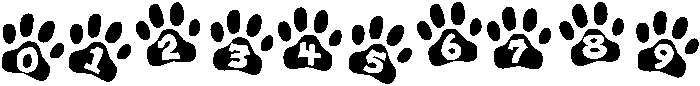 Pawmark Regular otf (400) Font OTHER CHARS