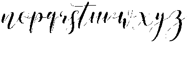 paradise otf (400) Font LOWERCASE