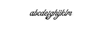 Padlock Script.otf Font LOWERCASE