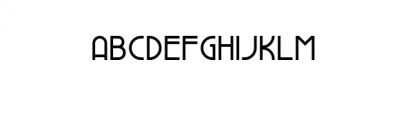 Pandora Typeface Font UPPERCASE