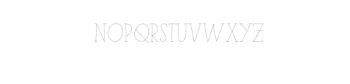 ParisSerifLight.otf Font LOWERCASE