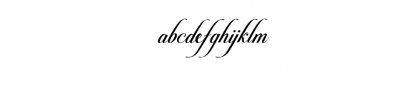 Pateglamt Script.otf Font LOWERCASE