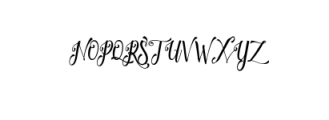 Patronia Script Font UPPERCASE