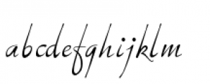 Pacific Script Font LOWERCASE