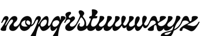 Pacific Tiger Regular Font LOWERCASE