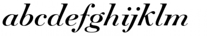 Paganini Italic Font LOWERCASE