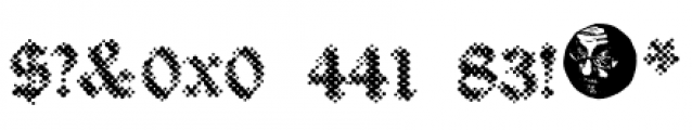 Palimpsest Dark Font OTHER CHARS