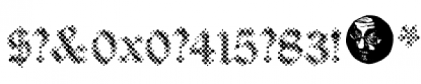 Palimpsest Regular Font OTHER CHARS