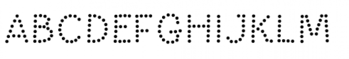 Paltime Dot Font UPPERCASE