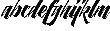 Pantera Black Right Font LOWERCASE