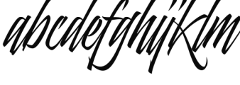 Pantera White Font LOWERCASE