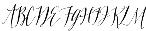 Paperchaser Calligraphy Regular Font UPPERCASE