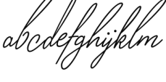 Papillon Script Regular Font LOWERCASE