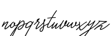 Papillon Script Regular Font LOWERCASE