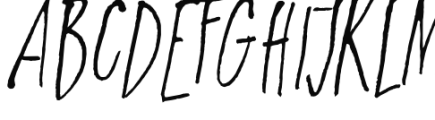 Paradise Lost Italic Font LOWERCASE