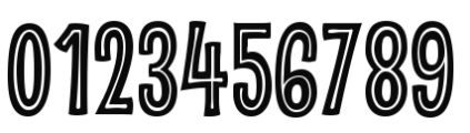 Paradise Point Inline Variable Regular Font OTHER CHARS