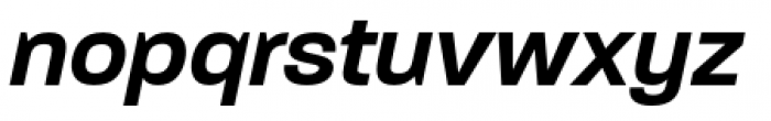 Paralucent Pro B Demi Bold Italic Font LOWERCASE