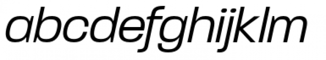 Paralucent Pro B Light Italic Font LOWERCASE