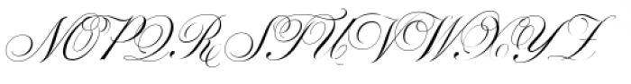 Parfumerie Script Old Style Font UPPERCASE