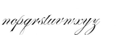 Parfumerie Script Old Style Font LOWERCASE