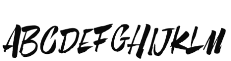 Parkour Regular Font UPPERCASE