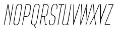 Pasarela Italic Font UPPERCASE