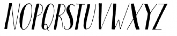 Pastis Italic Font UPPERCASE