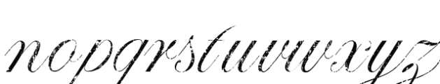 Paulette Eroded Font LOWERCASE