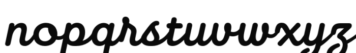 Pauline Script Bold Font LOWERCASE