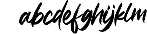 Padrox - Handwritten Brush Font Font LOWERCASE