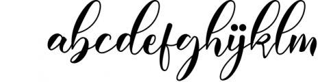 Palerissa Script Font LOWERCASE