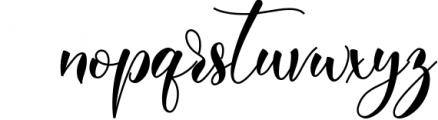 Palerissa Script Font LOWERCASE